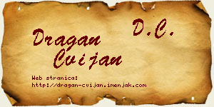 Dragan Cvijan vizit kartica